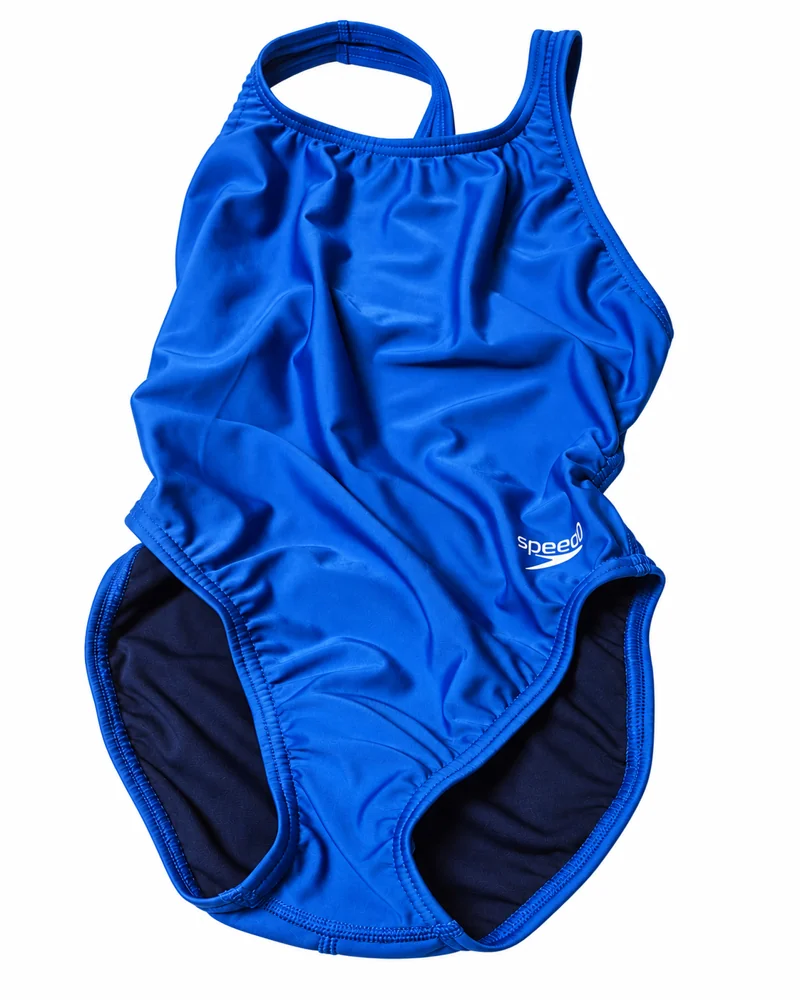 Speedo · Traje de una pieza para niña · Azul · Talla 28