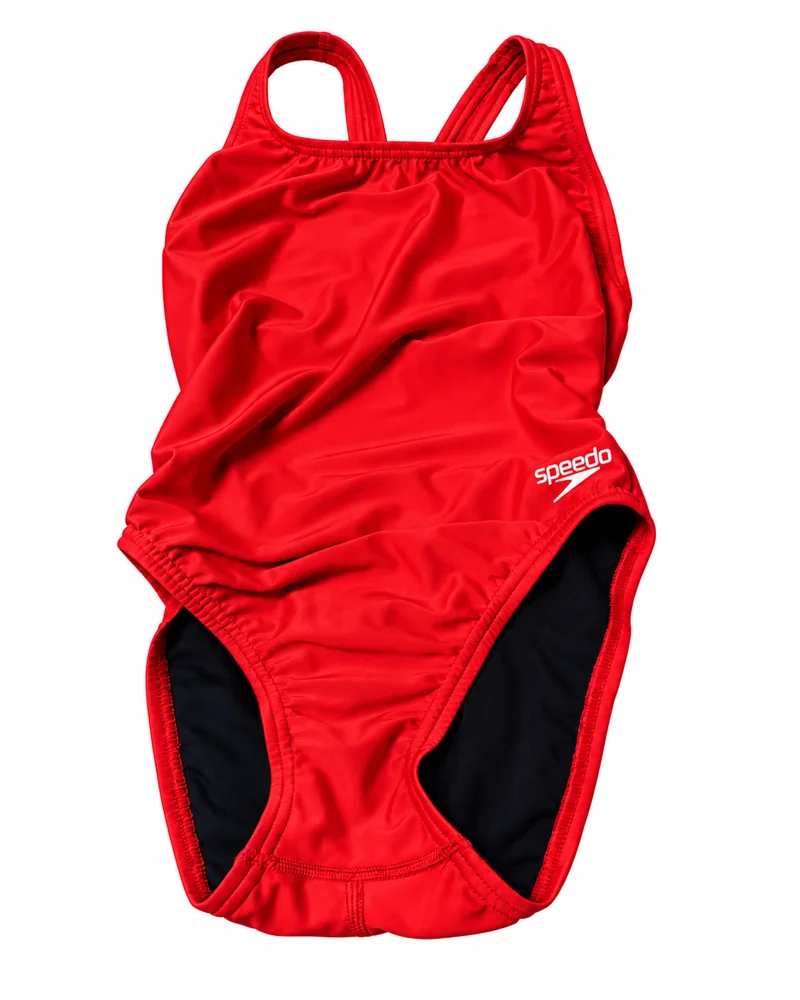 Speedo · Traje de una pieza para niña · Rojo · Talla 30