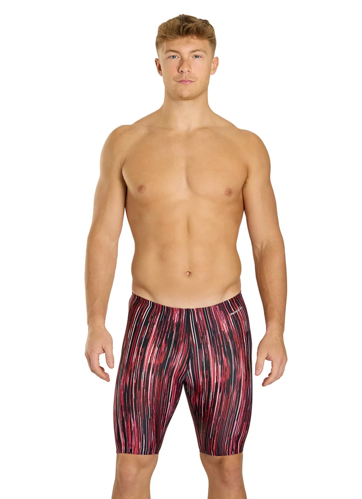 Sporti - Lycra Negro/Rojo/Blanco · Traje de baño para niño · Talla 28